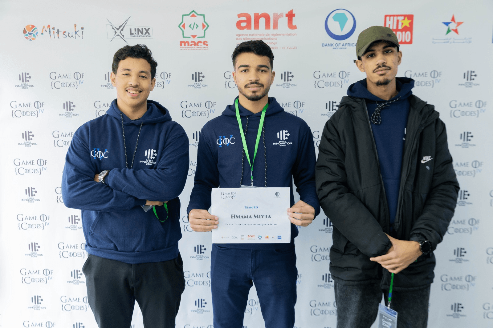 Team Hmama Miyта at Game of Codes IV — INSEA